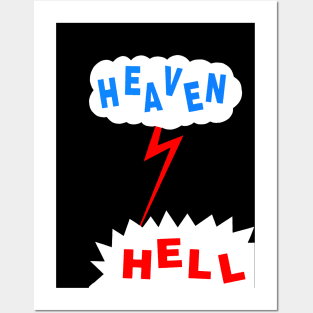 Heaven Hell Posters and Art